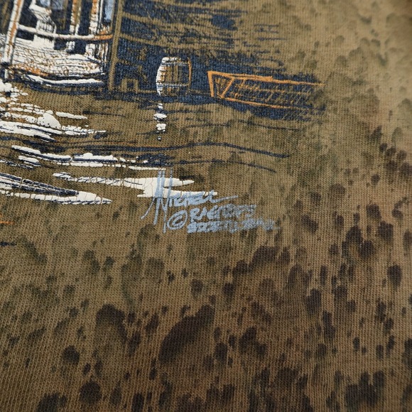 Vintage Cotton Fitz Western Cowboy Shirt Adult Large Guns Sheriff Nemo, S.D. USA - Picture 4 of 10